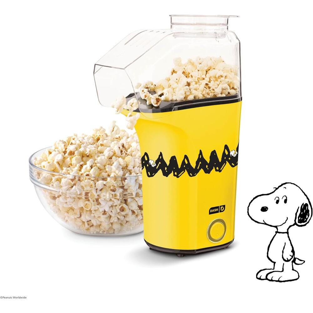 Peanuts x Dash Fresh Pop Popcorn Maker NWT